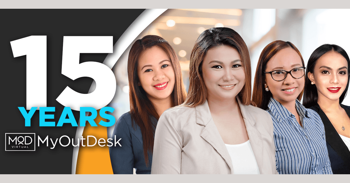 banner image for: MiOutDesk celebra 15 años de servicios de asistente virtual.