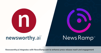 banner image for: Newsworthy.ai Announces Full Integration with NewsRamp.com, Enhancing Press Release Distribution and Engagement